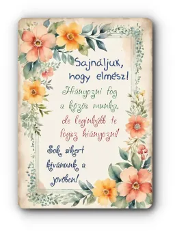 HMK-VE15 SAJNÁLJUK..